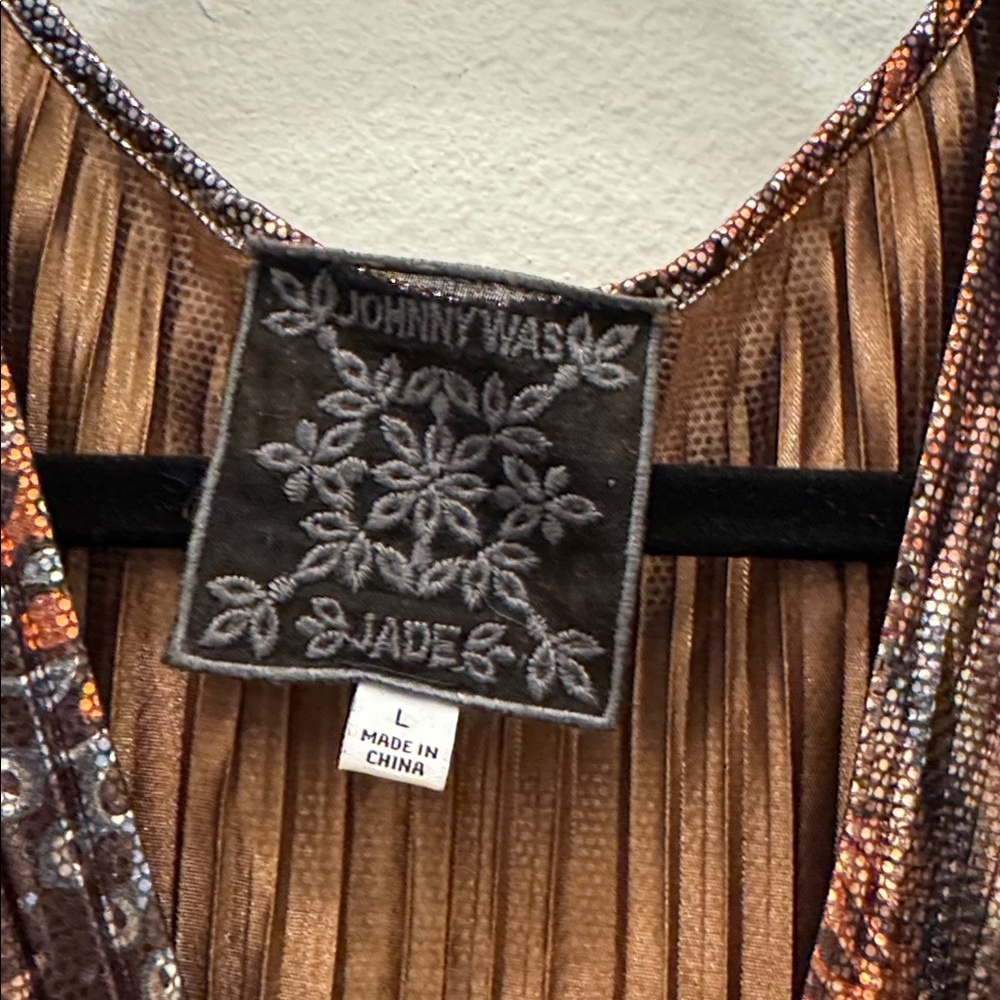 Johnny Was Metallic Dress - Picture 4 of 4